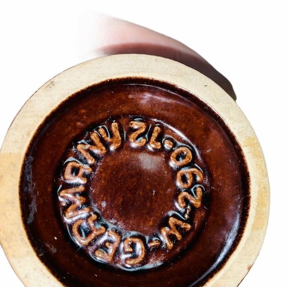 Vtg Vase Pitcher/Ewer West Germany 290-72 Pottery - Picture 11 of 11